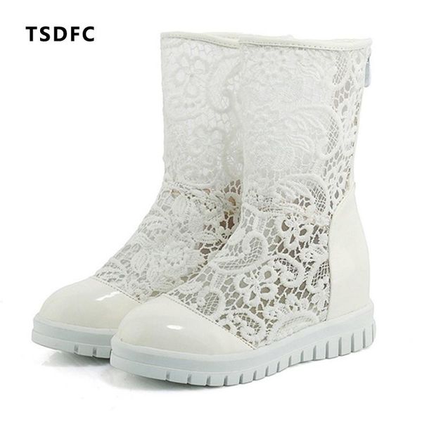 big size 35-43 summer boots pu + lace cutout air mesh shoes women fashion style women's embroidered boots, Black
big size 35-43 summer boots pu + lace cutout air mesh shoes women fashion style women's embroidered boots, Black