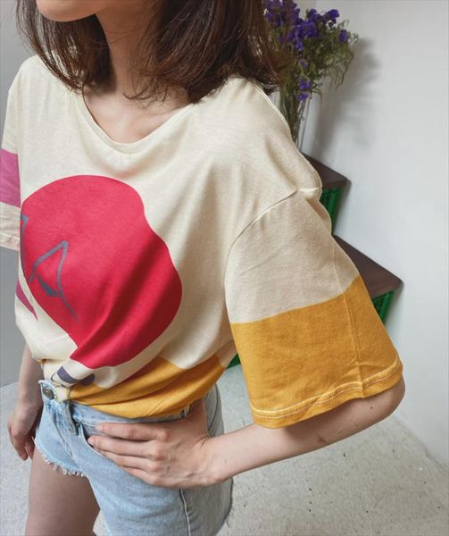 women t shirt spring summer 2020 new t shirt fashion casual white cotton loose color printing short sleeve top
women t shirt spring summer 2020 new t shirt fashion casual white cotton loose color printing short sleeve top