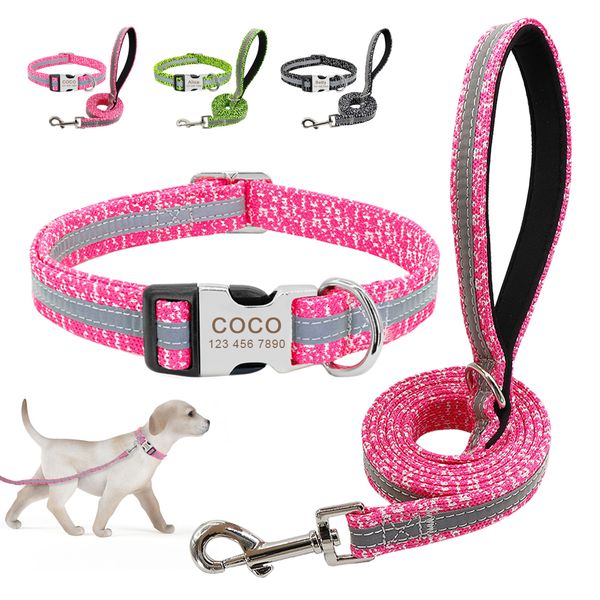 custom reflective necklaces belts for small, medium large dogs with identification tags and engraving
custom reflective necklaces belts for small, medium large dogs with identification tags and engraving