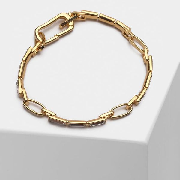 link, chain amorita boutique simple stylist design square crystal inlaid bracelet, Black
link, chain amorita boutique simple stylist design square crystal inlaid bracelet, Black