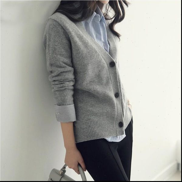soft cashmere cardigan women sweater 2021 autumn winter v neck jacket jumper pull femme hiver streetwear casual cardigan, White;black
soft cashmere cardigan women sweater 2021 autumn winter v neck jacket jumper pull femme hiver streetwear casual cardigan, White;black