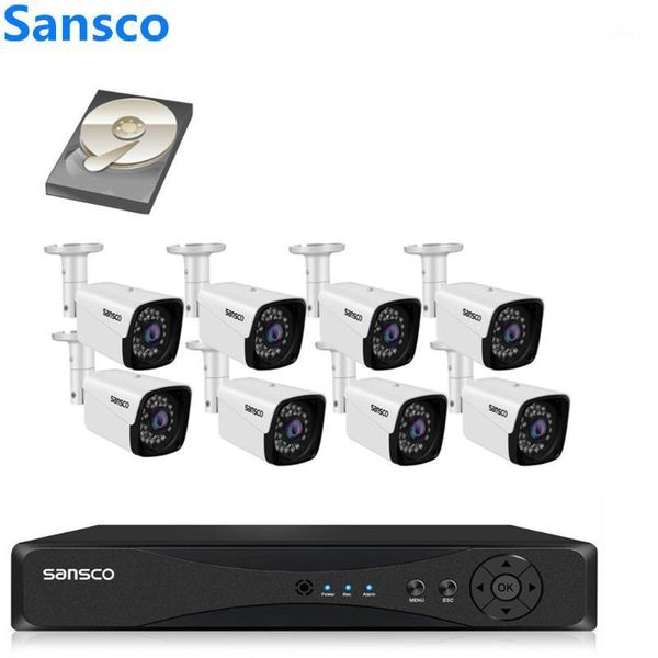 sansco h.265 8ch 5mp poe security camera system kit audio record ip camera ir outdoor waterproof cctv video surveillance nvr set1
sansco h.265 8ch 5mp poe security camera system kit audio record ip camera ir outdoor waterproof cctv video surveillance nvr set1