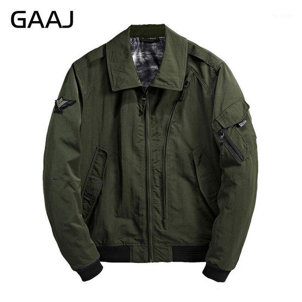 men's jackets gaaj bomber jacket men winter badge turn-down collar coat zipper pocket black grey army pilot windbreaker #gaz981, Black;brown
men's jackets gaaj bomber jacket men winter badge turn-down collar coat zipper pocket black grey army pilot windbreaker #gaz981, Black;brown