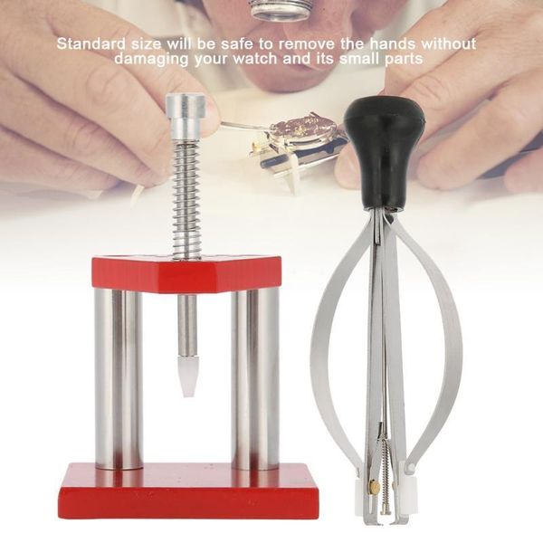 red watch tool hand plunger puller remover hand set fitter solid alloy steel watch repair tool kit with 10 plastic dies
red watch tool hand plunger puller remover hand set fitter solid alloy steel watch repair tool kit with 10 plastic dies