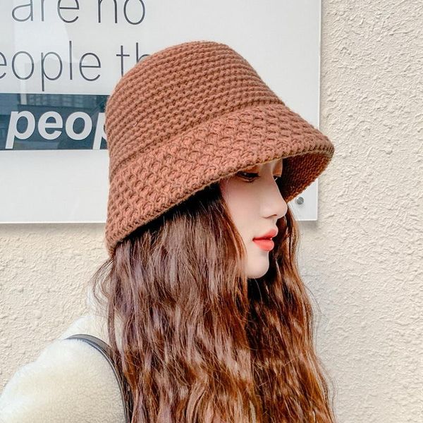 autumn women's wool knitted bucket hats fashion winter warm folding fisherman's hat casual all-match knitting caps, Blue;gray
autumn women's wool knitted bucket hats fashion winter warm folding fisherman's hat casual all-match knitting caps, Blue;gray