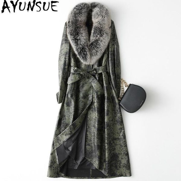 ayunsue genuine leather jacket 2019 winter jacket women 100% sheepskin coat female fur collar down jackets trench coats my1, Black
ayunsue genuine leather jacket 2019 winter jacket women 100% sheepskin coat female fur collar down jackets trench coats my1, Black