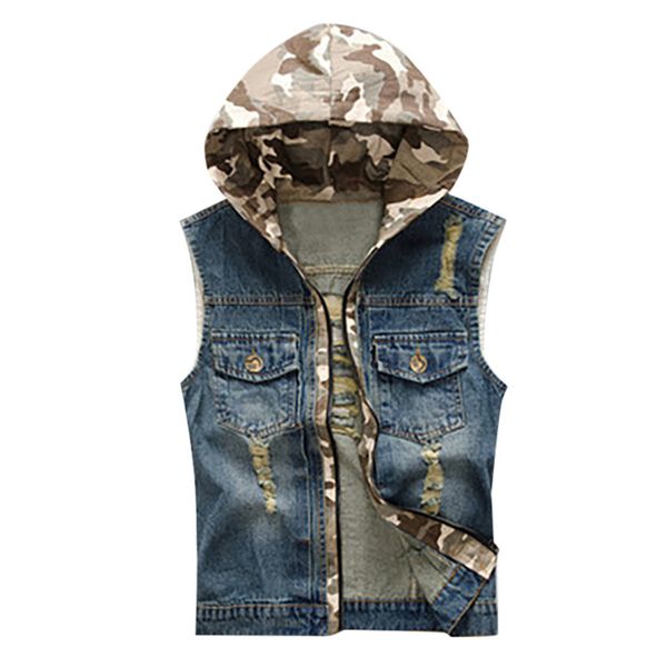mens hooded vests vantage camouflage denim vest cowboy ripped jean jacket tank sleeveless male waistcoat plus size blouse 4# c1108, Black;brown
mens hooded vests vantage camouflage denim vest cowboy ripped jean jacket tank sleeveless male waistcoat plus size blouse 4# c1108, Black;brown
