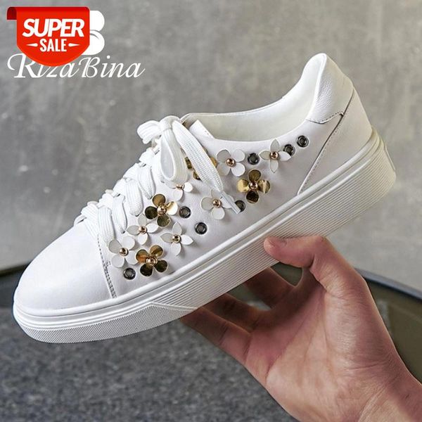 rizabina real leather women sneakers flowers bling high heel shoes women casual daily fashion lady street footwear size 34-40 #049t
rizabina real leather women sneakers flowers bling high heel shoes women casual daily fashion lady street footwear size 34-40 #049t