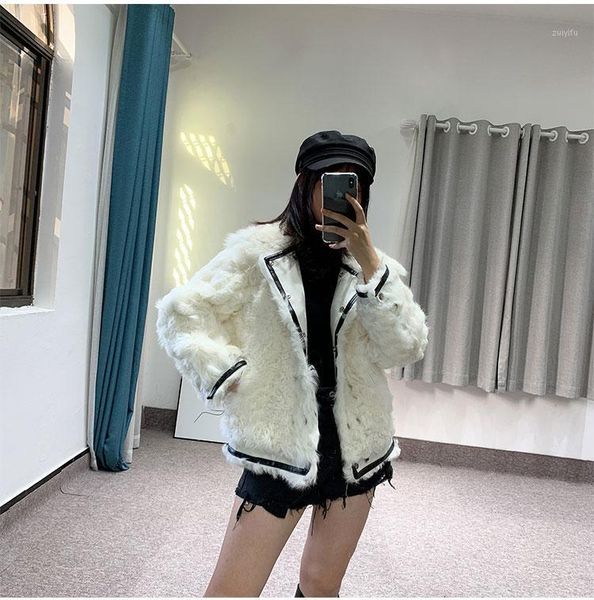 2019 winter new lambs real fur fur one piece coat short suit collar fashion coat women's fashion trend1, Black
2019 winter new lambs real fur fur one piece coat short suit collar fashion coat women's fashion trend1, Black