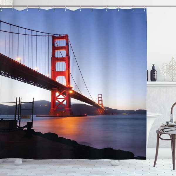 cityscape shower curtain san francisco bridge usa city view golden gate traveling destination fabric bathroom decor set
cityscape shower curtain san francisco bridge usa city view golden gate traveling destination fabric bathroom decor set