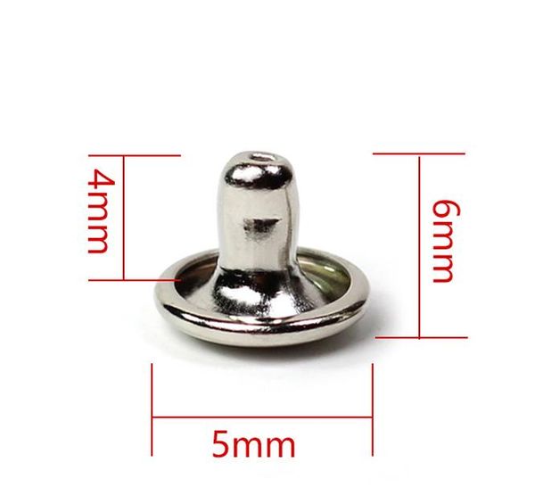 new 100pcs leather rivet of metal silver round double rivet sewing head punk strap bracellet apparel decorative riveted 5mm9mm wm
new 100pcs leather rivet of metal silver round double rivet sewing head punk strap bracellet apparel decorative riveted 5mm9mm wm