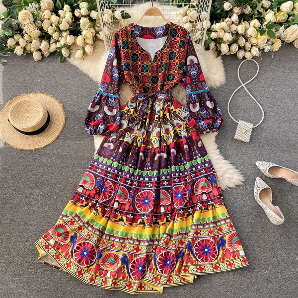 2021 new singiny female retro dress long puff neck lace up in bohemian fall line impression dressed holiday q8pz, Black;gray
2021 new singiny female retro dress long puff neck lace up in bohemian fall line impression dressed holiday q8pz, Black;gray