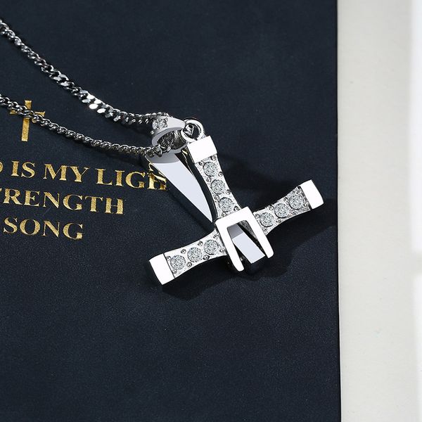 meaeguet stainless steel cross necklaces pendants fashion movie jewelry the fast and the furious toretto men cz necklace 200929, Silver
meaeguet stainless steel cross necklaces pendants fashion movie jewelry the fast and the furious toretto men cz necklace 200929, Silver