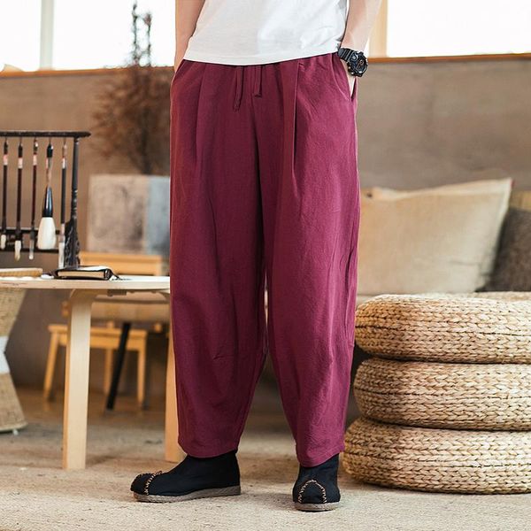men's pants large size 5xl 4xl wide leg cotton linen loose harem streetwear summer baggy trousers male xxxxxl, Black
men's pants large size 5xl 4xl wide leg cotton linen loose harem streetwear summer baggy trousers male xxxxxl, Black