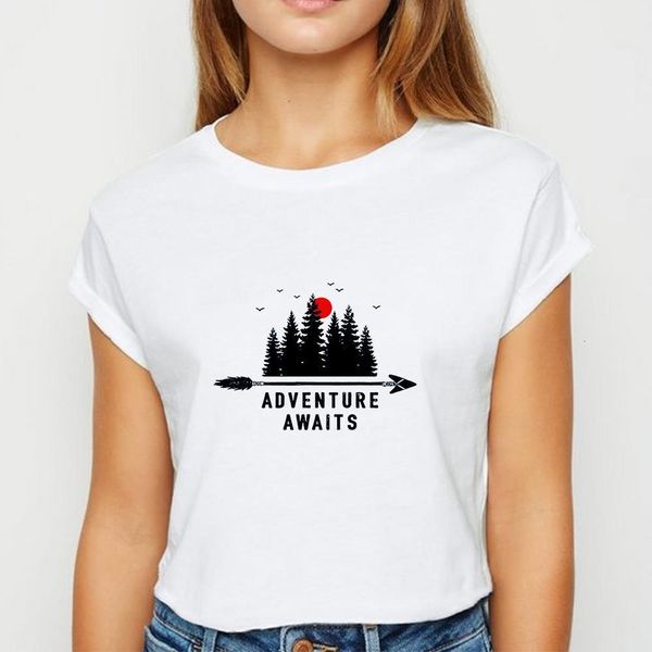 new t shirt women mountain adveture awaits tshirt white spring summer ropa mujer tee shirt streetwear graphic o-neck t-shirts
new t shirt women mountain adveture awaits tshirt white spring summer ropa mujer tee shirt streetwear graphic o-neck t-shirts