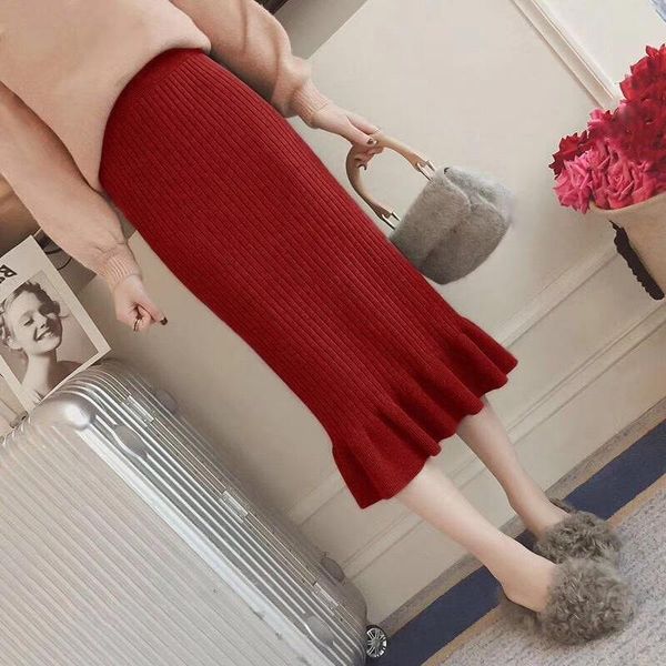 casual long skirt sweater skirt for women ladies high waist elegant knitted mermaid ruffled pleated skirts high quality, Black
casual long skirt sweater skirt for women ladies high waist elegant knitted mermaid ruffled pleated skirts high quality, Black