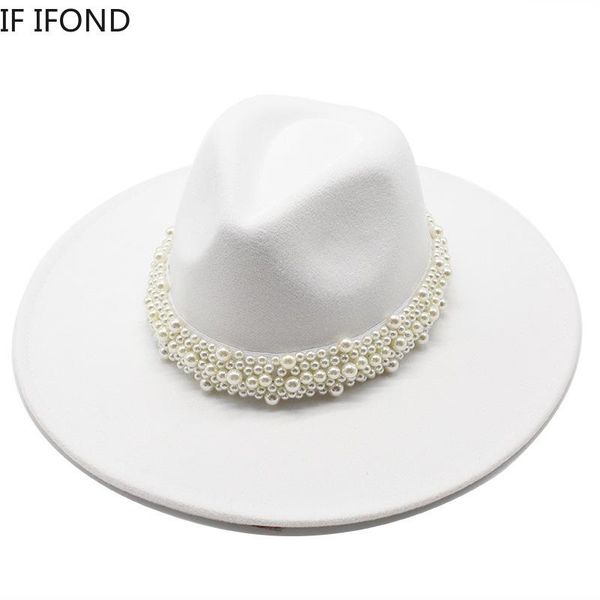 french style autumn winter big edge wool pearl felt fedora hat women jazz hat party, Blue;gray
french style autumn winter big edge wool pearl felt fedora hat women jazz hat party, Blue;gray