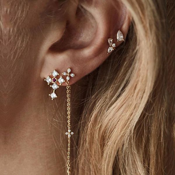 stud 4 pcs/set bohemian retro gold cross flower water drops crystal chain pendant for womens wedding earrings set, Golden;silver
stud 4 pcs/set bohemian retro gold cross flower water drops crystal chain pendant for womens wedding earrings set, Golden;silver