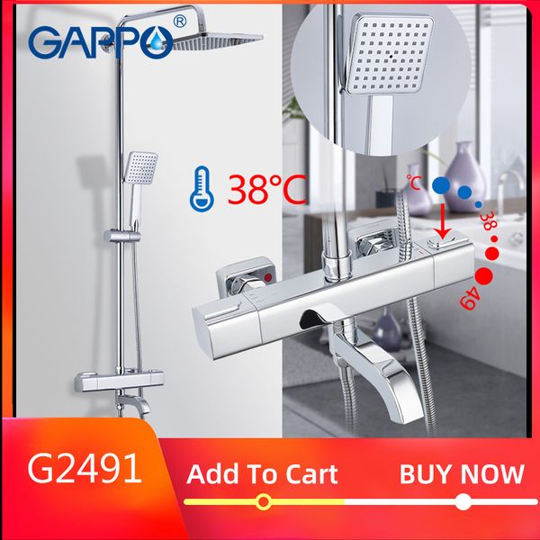 gappo shower system thermostatic bathtub mixer tap waterfall faucet shower thermostat tap rainfall shower sets 1011
gappo shower system thermostatic bathtub mixer tap waterfall faucet shower thermostat tap rainfall shower sets 1011