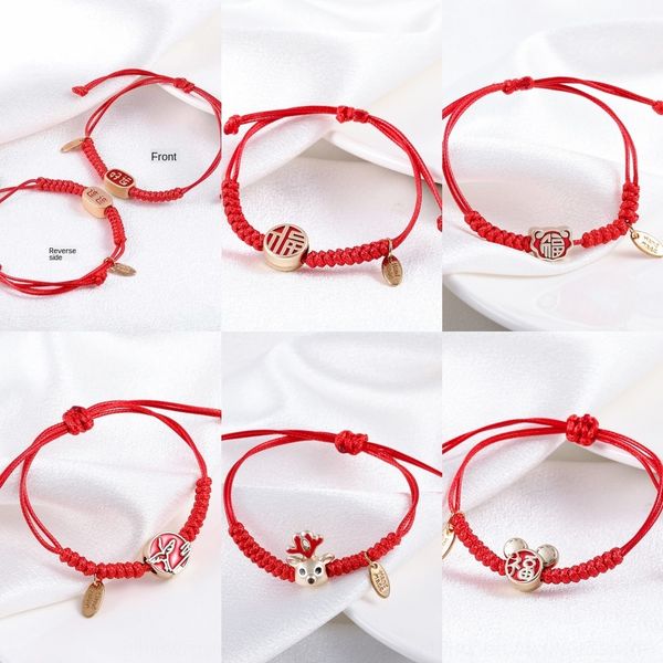 lzgot couple's and handmade rope weaving and transferring the japanese red korean bracelet bracelet night market girl v7yfe, Golden;silver
lzgot couple's and handmade rope weaving and transferring the japanese red korean bracelet bracelet night market girl v7yfe, Golden;silver