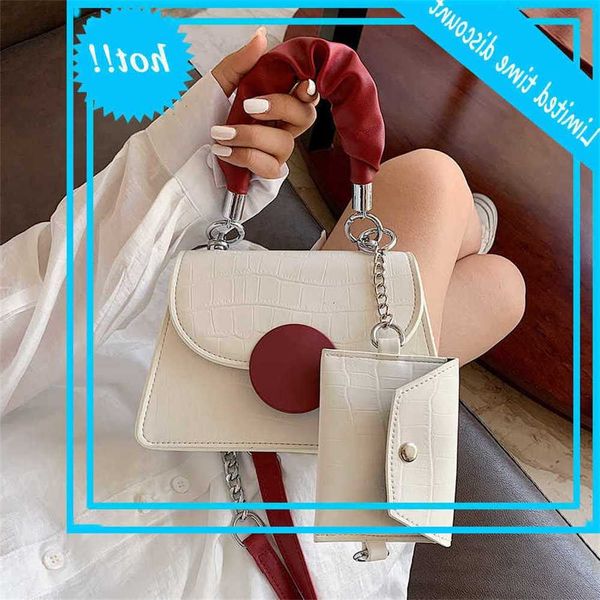 two pieces handbags wallets crossbody task 2020 luxury design women's handbag leather chain shoulder messenger dead bags
two pieces handbags wallets crossbody task 2020 luxury design women's handbag leather chain shoulder messenger dead bags