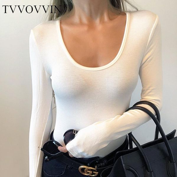 tvvovvin big u elasticity base women round neck fitted rib full sleeve t-shirt girl female 0xnd, White
tvvovvin big u elasticity base women round neck fitted rib full sleeve t-shirt girl female 0xnd, White
