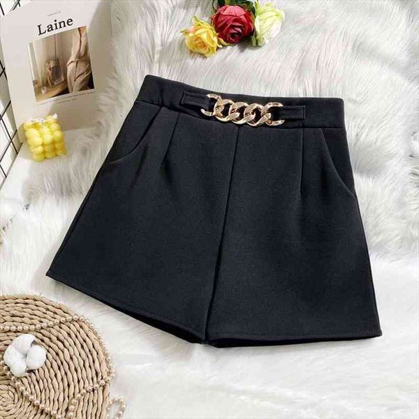 woolen plush boots shorts women winter warm casual loose high waist metal chain wide leg belted shorts elegant lady, White;black
woolen plush boots shorts women winter warm casual loose high waist metal chain wide leg belted shorts elegant lady, White;black