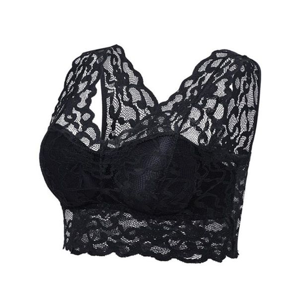 women seamless lace bra full coverage bralette with removable pads wide shoulder strap lxh, Red;black
women seamless lace bra full coverage bralette with removable pads wide shoulder strap lxh, Red;black