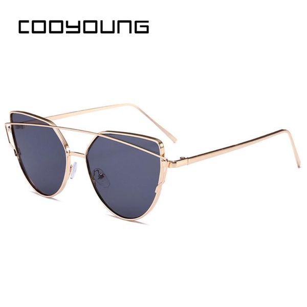 cooyoung women cat eye sunglasses brand designer metal frame gradient lens sun glasses uv400, White;black
cooyoung women cat eye sunglasses brand designer metal frame gradient lens sun glasses uv400, White;black