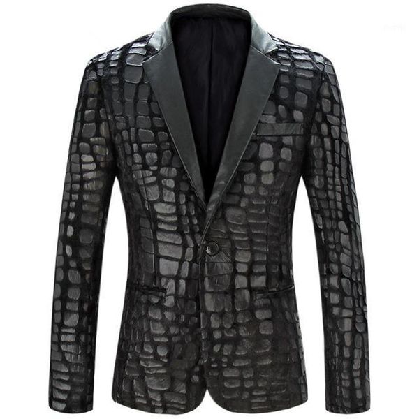 men's suits & blazers men blazer jacket 2021 brand casual faux leather spliced velvet suit fashion pieces design z1751-euro1, White;black
men's suits & blazers men blazer jacket 2021 brand casual faux leather spliced velvet suit fashion pieces design z1751-euro1, White;black