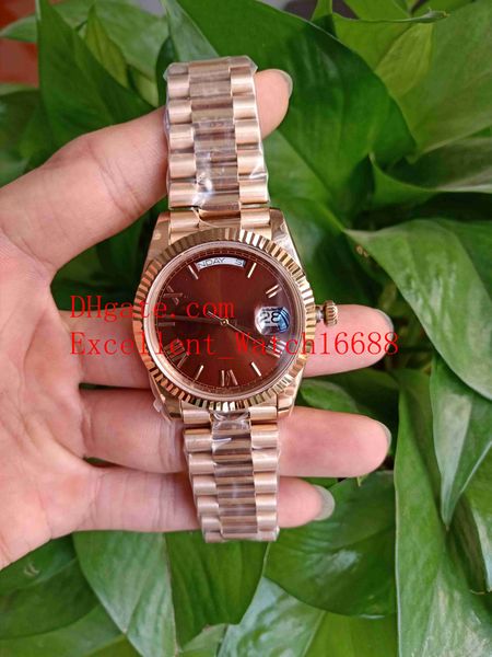6 style selling bp factory 2813 movement mens wristwatches 40 mm 228235 228238 18k yellow gold movement automatic mechanical men, Slivery;brown
6 style selling bp factory 2813 movement mens wristwatches 40 mm 228235 228238 18k yellow gold movement automatic mechanical men, Slivery;brown