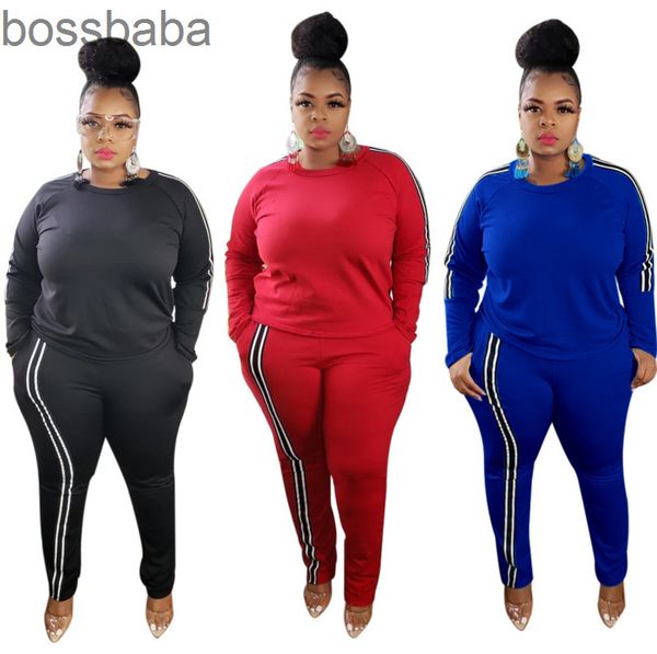 women tracksuits 2 piece set fashion solid colour long sleeve stripe outfits ladies casual plus size clothing 811, Gray
women tracksuits 2 piece set fashion solid colour long sleeve stripe outfits ladies casual plus size clothing 811, Gray
