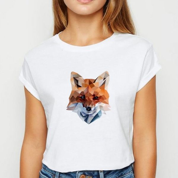 new t shirt women animals fox tshirt spring summer loose women's shirt pleasing avant-garde comfortable o-neck t-shirts, White
new t shirt women animals fox tshirt spring summer loose women's shirt pleasing avant-garde comfortable o-neck t-shirts, White