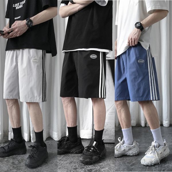 hfw31 super popular cec summer men's trendy loose cropped trendy shorts ankle-length brand beach pants ins shorts striped student leisu, Blue
hfw31 super popular cec summer men's trendy loose cropped trendy shorts ankle-length brand beach pants ins shorts striped student leisu, Blue