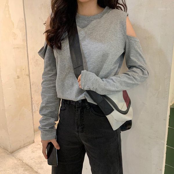 wholesale fall 2021 new korean loose-color solid-color long-sleeved t-shirt schoolgirl hundred miss shoulder-to-shoulder bottoms1, White
wholesale fall 2021 new korean loose-color solid-color long-sleeved t-shirt schoolgirl hundred miss shoulder-to-shoulder bottoms1, White