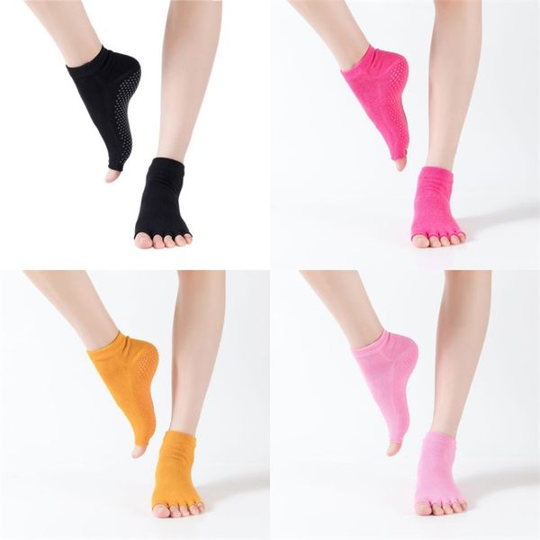 non slip women socks five fingers half toe yoga stockings ballet floor dance sock fashion lady 4 7ch o2, Black
non slip women socks five fingers half toe yoga stockings ballet floor dance sock fashion lady 4 7ch o2, Black