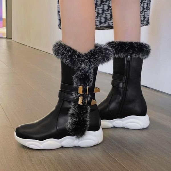 boots winter plush women warm short wedge real hair lady fashion med calf snow shoes waterproof botas size 29-46 678-121, Black
boots winter plush women warm short wedge real hair lady fashion med calf snow shoes waterproof botas size 29-46 678-121, Black
