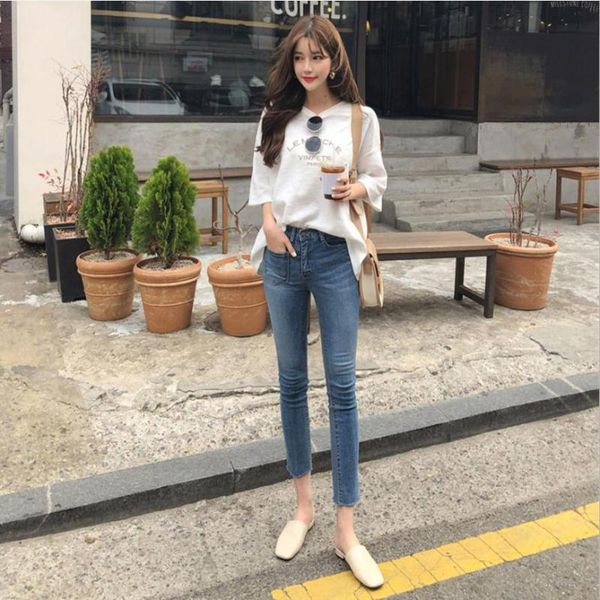 women's jeans 2021 spring women wrinkle wash front pocket design basic denim pants, Blue
women's jeans 2021 spring women wrinkle wash front pocket design basic denim pants, Blue