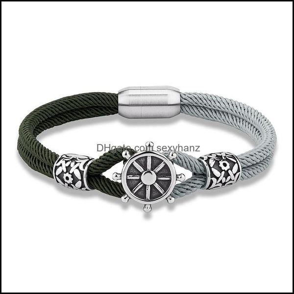 charm bracelets jewelry stainless steel navy rudder anchor men women fashion rope accessories handmade magnetic buckle wholesale drop delive, Golden;silver
charm bracelets jewelry stainless steel navy rudder anchor men women fashion rope accessories handmade magnetic buckle wholesale drop delive, Golden;silver