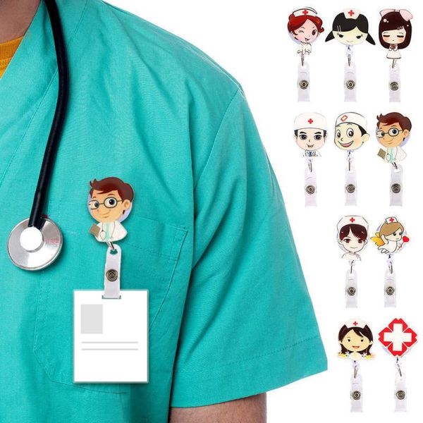 pins, brooches cartoon retractable badge reel silicone student exihibiton id name card holder office supplies, Gray
pins, brooches cartoon retractable badge reel silicone student exihibiton id name card holder office supplies, Gray