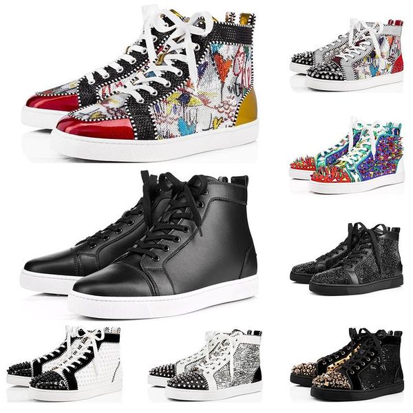 new shoes red flat bottom studded spikes for men women triple black white red suede leather outdoor shoes spike sneakers size 35-46
new shoes red flat bottom studded spikes for men women triple black white red suede leather outdoor shoes spike sneakers size 35-46