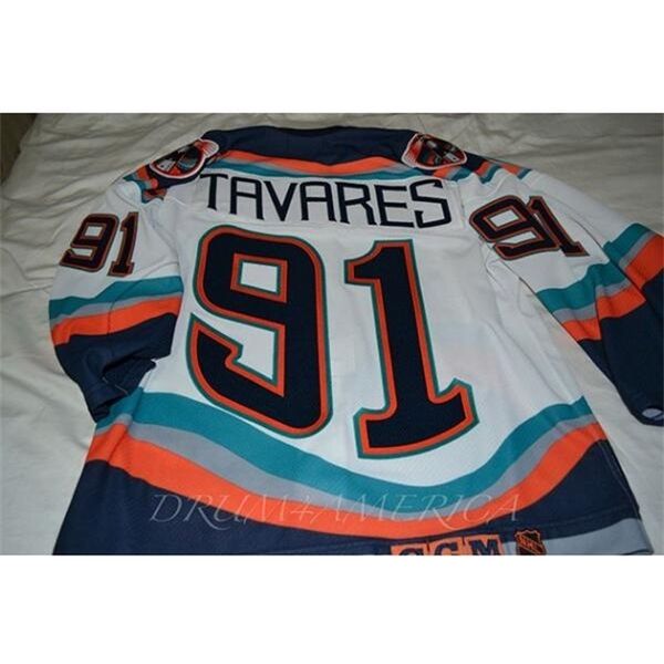 men #91 john tavares new york islanders fisherman fishsticks sweater white blue hockey jersey or custom any name or number retro jersey, Black
men #91 john tavares new york islanders fisherman fishsticks sweater white blue hockey jersey or custom any name or number retro jersey, Black