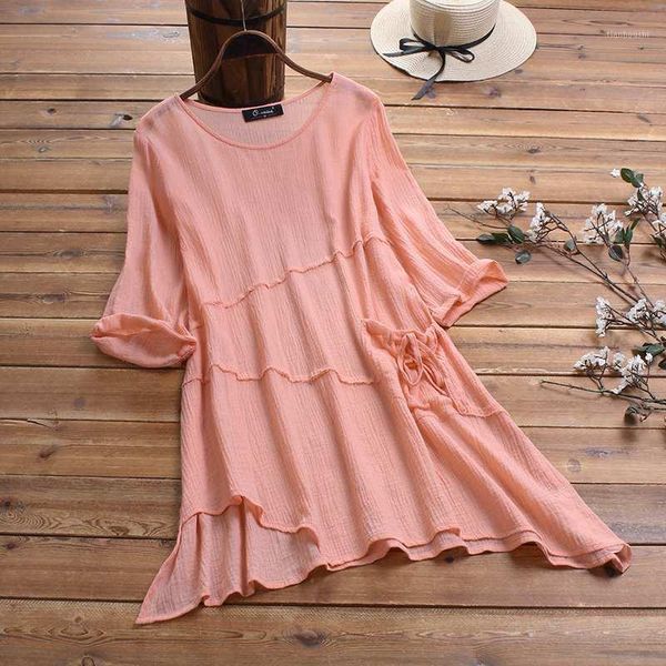 zanzea 2020 spring summer shirt vintage cotton linen asymmetrical women blouse casual long sleeve tunic blusas robe chemise1, White
zanzea 2020 spring summer shirt vintage cotton linen asymmetrical women blouse casual long sleeve tunic blusas robe chemise1, White