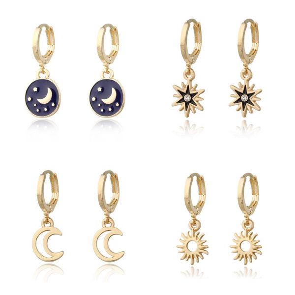 hoop & huggie dayoff korean hollow star moon sun hoops earrings for women steampunk small piecring ear ring jewelry e499, Golden;silver
hoop & huggie dayoff korean hollow star moon sun hoops earrings for women steampunk small piecring ear ring jewelry e499, Golden;silver