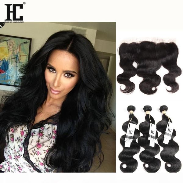 hc ear to ear lace frontal closure with 3 bundles brazilian body wave virgin peruvian indian malaysian wavy human hair weaves closures, Black
hc ear to ear lace frontal closure with 3 bundles brazilian body wave virgin peruvian indian malaysian wavy human hair weaves closures, Black