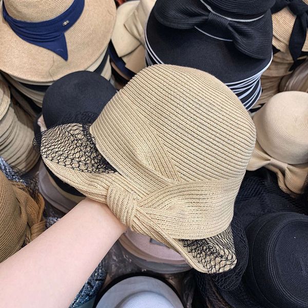 knot back temperament red fine paper braid brim net yarn shade straw women's summer eaves hat, Blue;gray
knot back temperament red fine paper braid brim net yarn shade straw women's summer eaves hat, Blue;gray