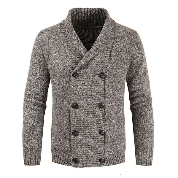 2021 new men's winter wool double breasted cashmere v neck sweater large size long cardigan men pull homme lscv, White;black
2021 new men's winter wool double breasted cashmere v neck sweater large size long cardigan men pull homme lscv, White;black