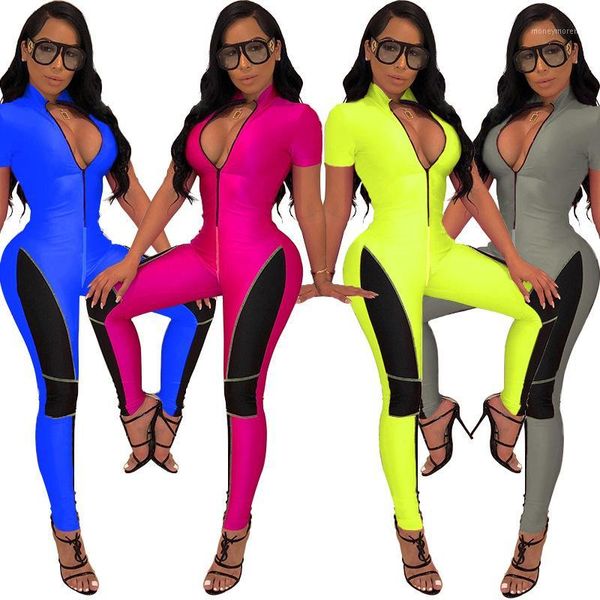 4 color optional middle and high collar zipper mid-rise women's color matching casual sports jumpsuit h3212 tight1, Black;white
4 color optional middle and high collar zipper mid-rise women's color matching casual sports jumpsuit h3212 tight1, Black;white