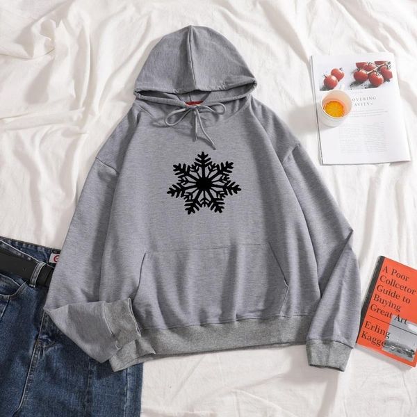new snowflake print women hoodies long sleeve plus size cotton casual funny drawcord hoodies for lady girl, Black
new snowflake print women hoodies long sleeve plus size cotton casual funny drawcord hoodies for lady girl, Black