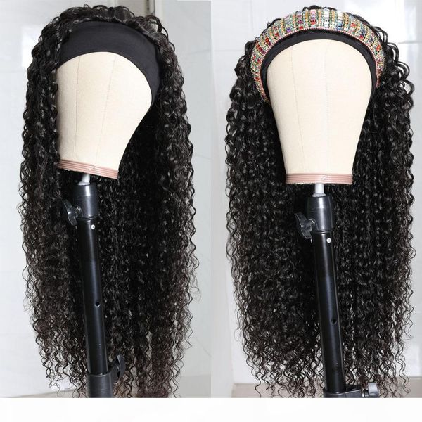 water wave headband human hair wig glueless none lace front machine made brazilian virgin hair wigs for black women 150% density (16 inch, Black;brown
water wave headband human hair wig glueless none lace front machine made brazilian virgin hair wigs for black women 150% density (16 inch, Black;brown